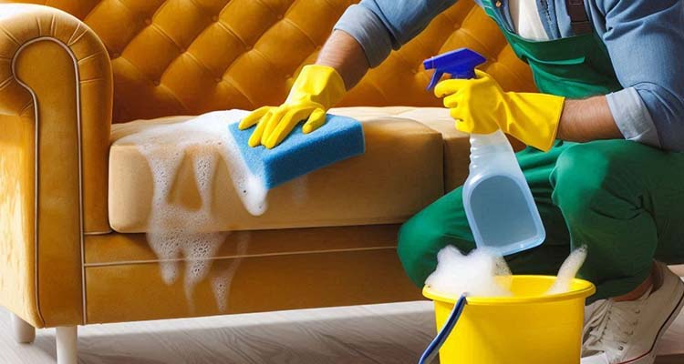 آموزش تمیز کردن انواع مبلمان چرک